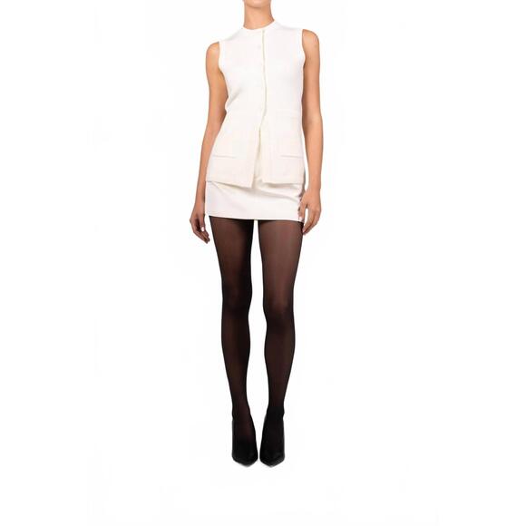 NEW PARENTEZI rosie knit vest in ivory